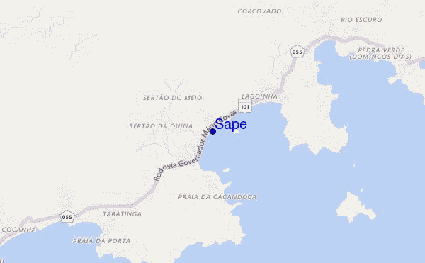 carte de localisation de Sapê