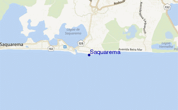 carte de localisation de Saquarema