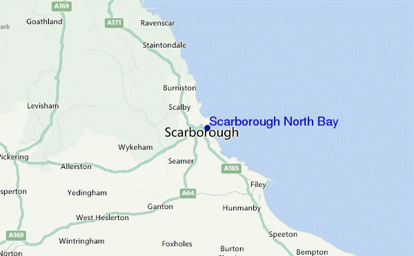 Scarborough North Bay Location Map