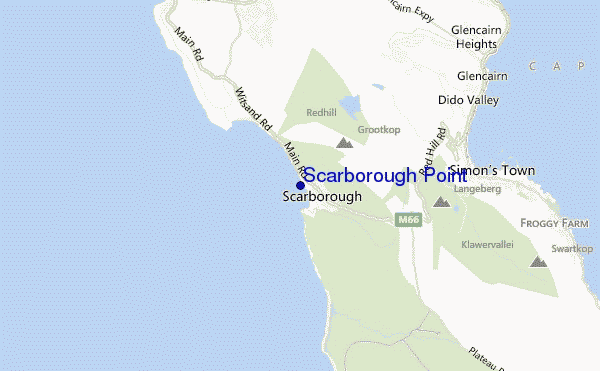 carte de localisation de Scarborough Point
