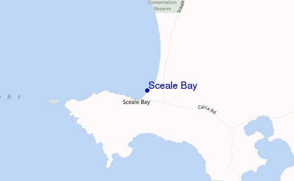 carte de localisation de Sceale Bay