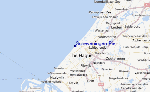 Scheveningen Pier Location Map