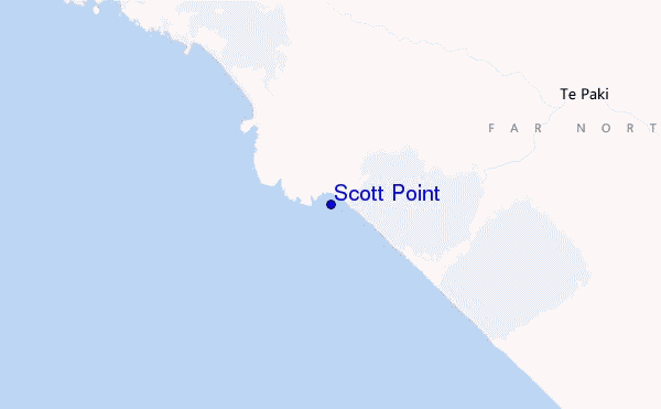carte de localisation de Scott Point