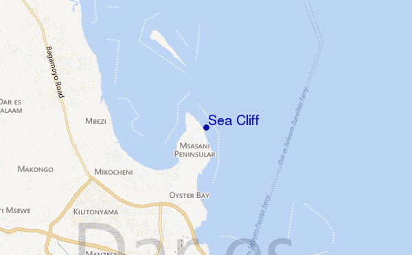 carte de localisation de Sea Cliff