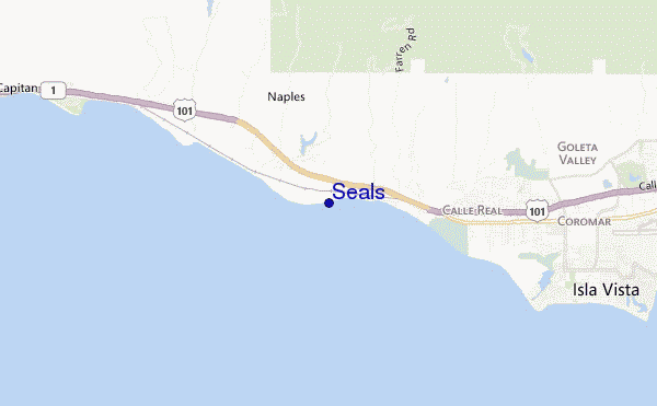 carte de localisation de Seals