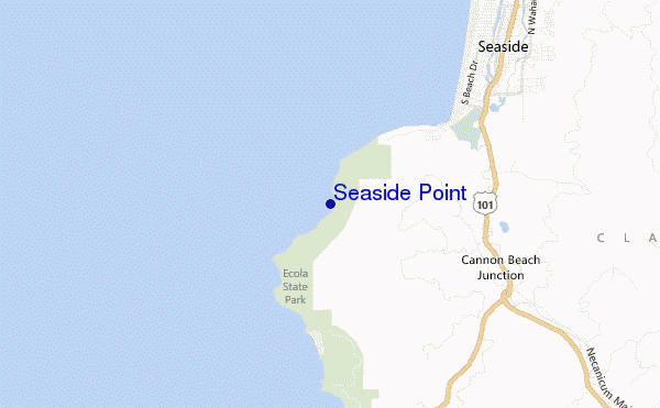 carte de localisation de Seaside Point