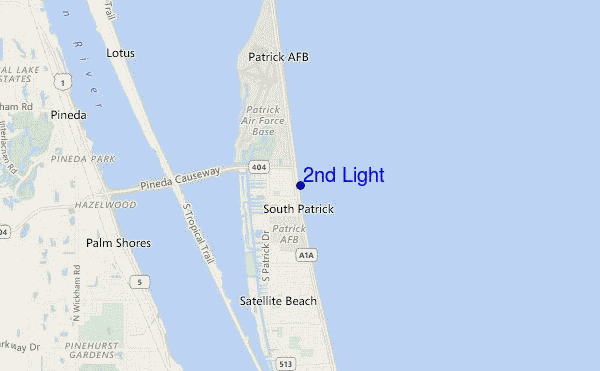 carte de localisation de 2nd Light