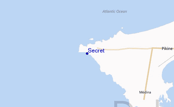 carte de localisation de Secret