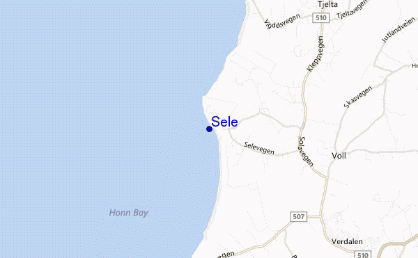 carte de localisation de Sele