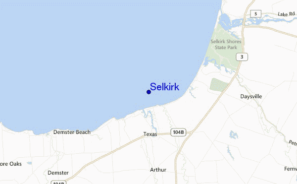 carte de localisation de Selkirk