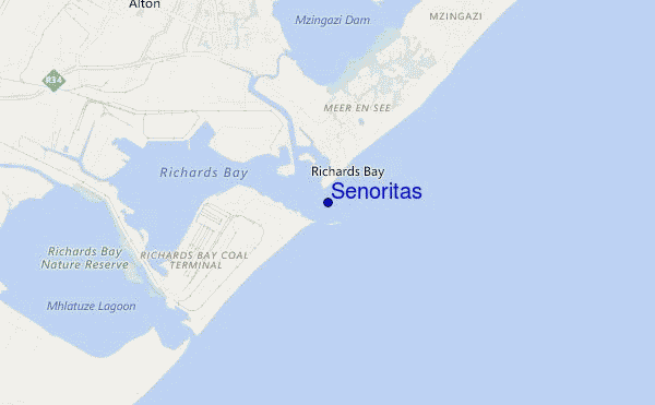 carte de localisation de Senoritas