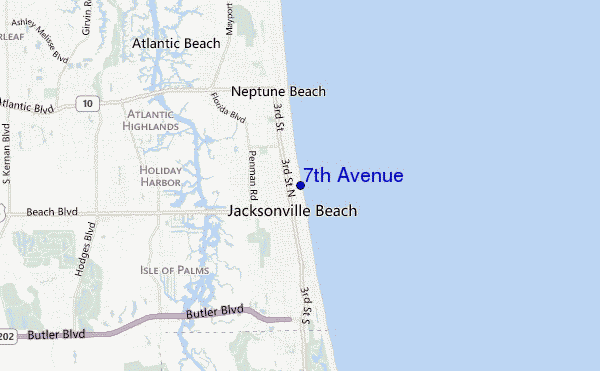 carte de localisation de 7th Avenue