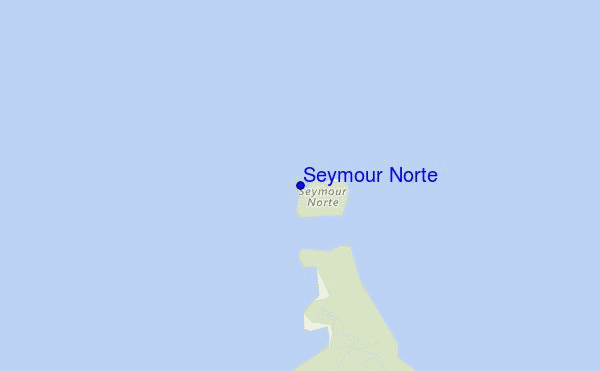 carte de localisation de Seymour Norte