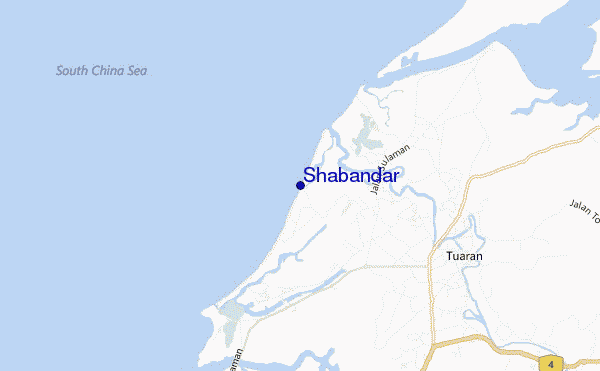 carte de localisation de Shabandar