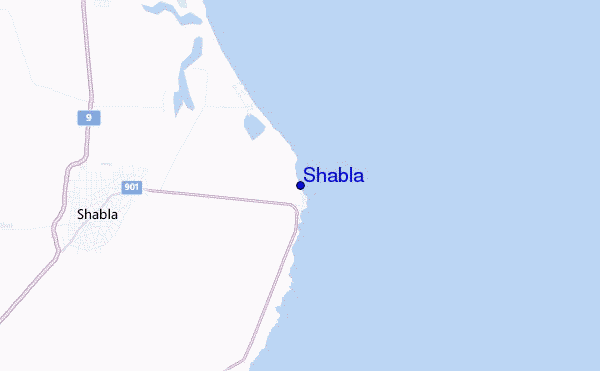carte de localisation de Shabla