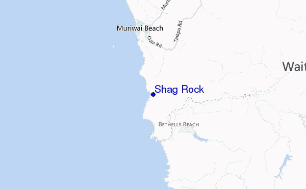 carte de localisation de Shag Rock