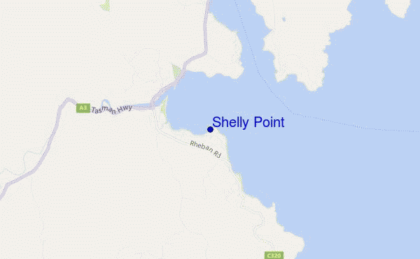 carte de localisation de Shelly Point