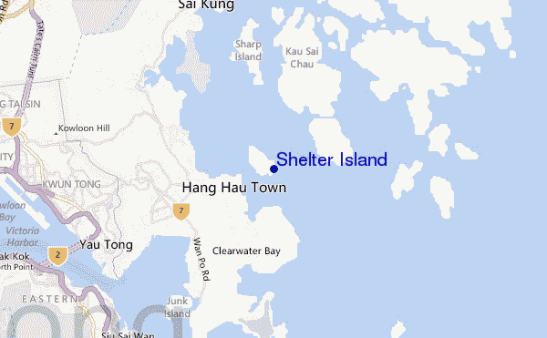 carte de localisation de Shelter Island