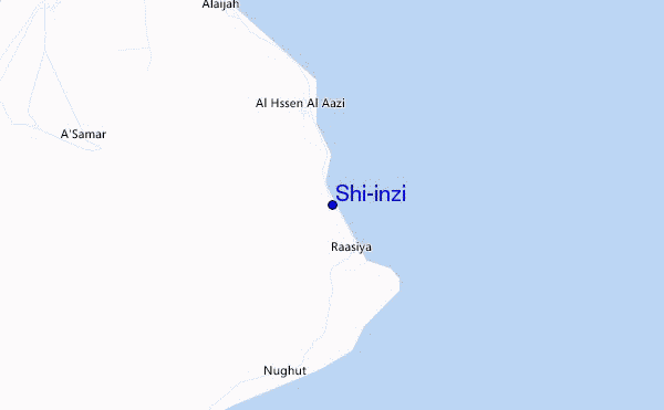 carte de localisation de Shi-inzi