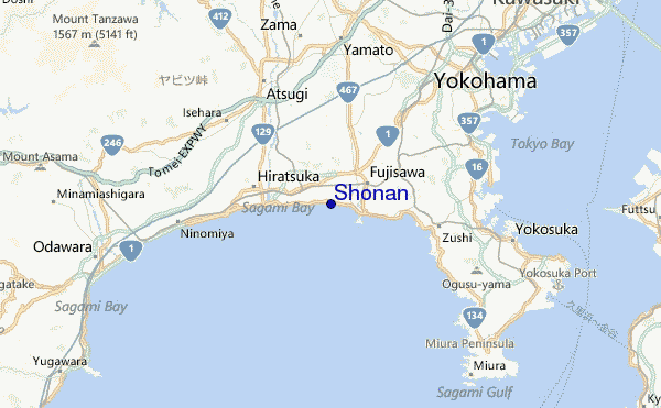 Shonan Location Map