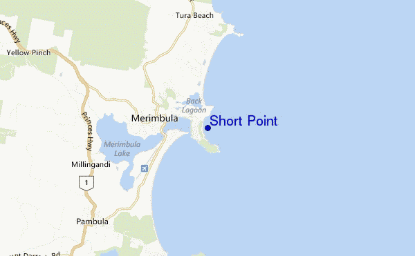carte de localisation de Short Point