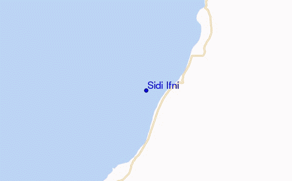 carte de localisation de Sidi Ifni