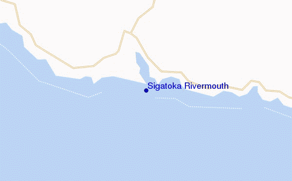 carte de localisation de Sigatoka Rivermouth