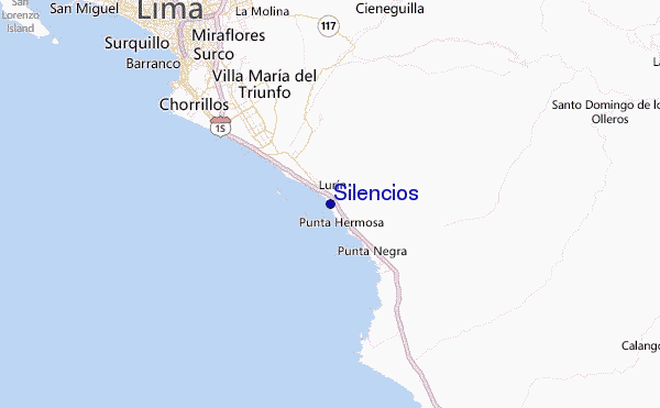 Silencios Location Map