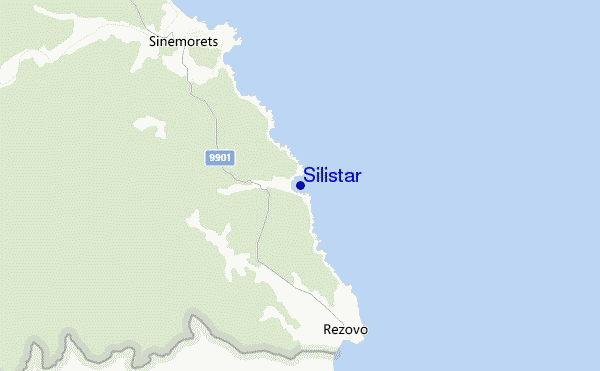 carte de localisation de Silistar