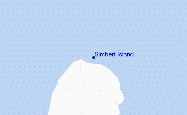 carte de localisation de Simberi Island