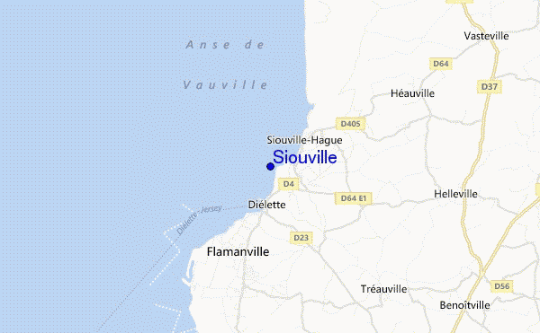 carte de localisation de Siouville