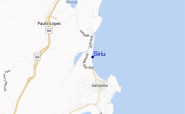 carte de localisation de Siriu