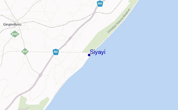carte de localisation de Siyayi