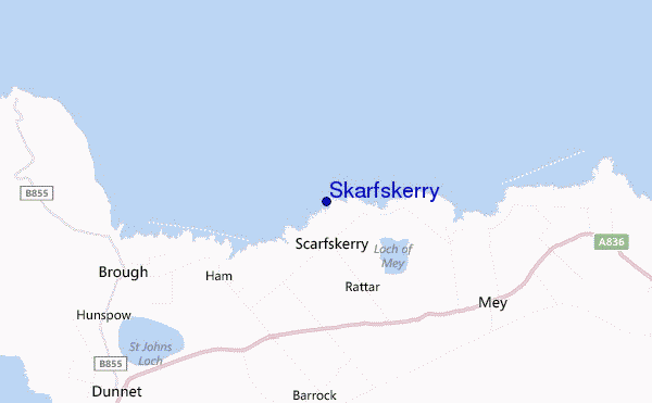 carte de localisation de Skarfskerry