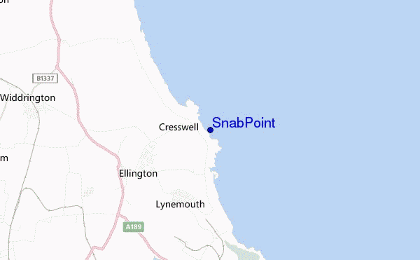 carte de localisation de Snab Point
