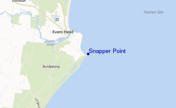 carte de localisation de Snapper Point