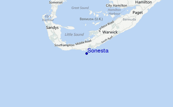 carte de localisation de Sonesta