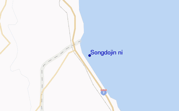carte de localisation de Songdojin ni
