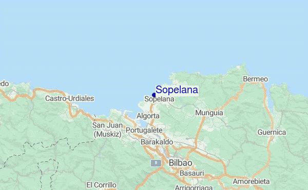 Sopelana Location Map