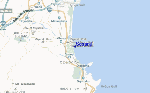 carte de localisation de Sosanji