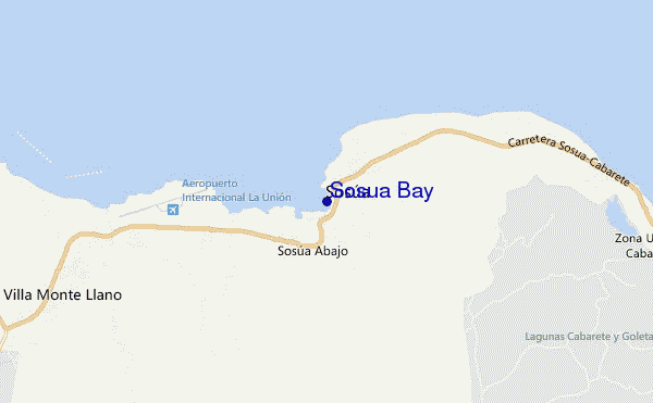 carte de localisation de Sosua Bay