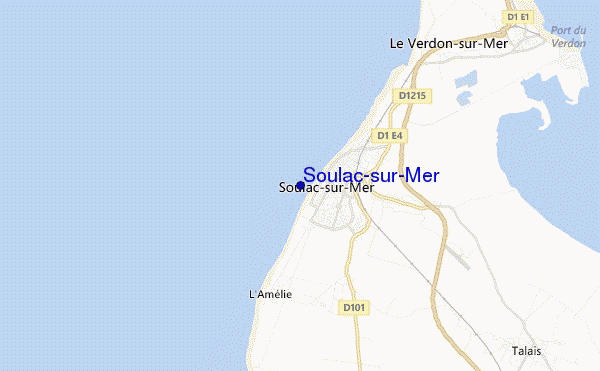 carte de localisation de Soulac-sur-Mer