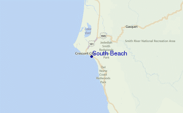 South Beach Location Map