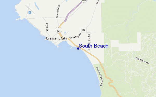 carte de localisation de South Beach
