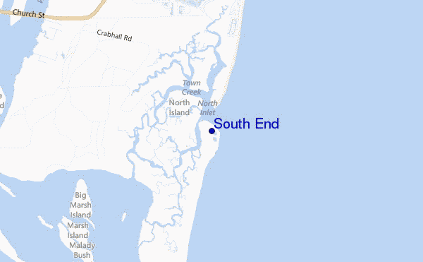 carte de localisation de South End