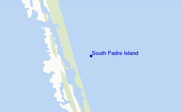 carte de localisation de South Padre Island