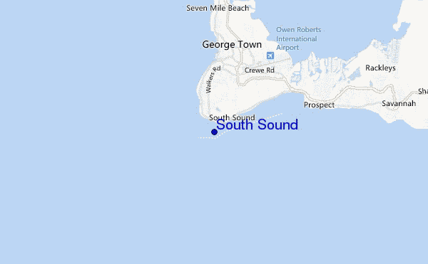 carte de localisation de South Sound