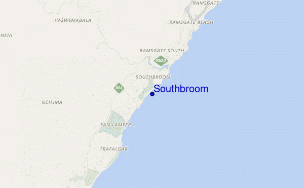 carte de localisation de Southbroom