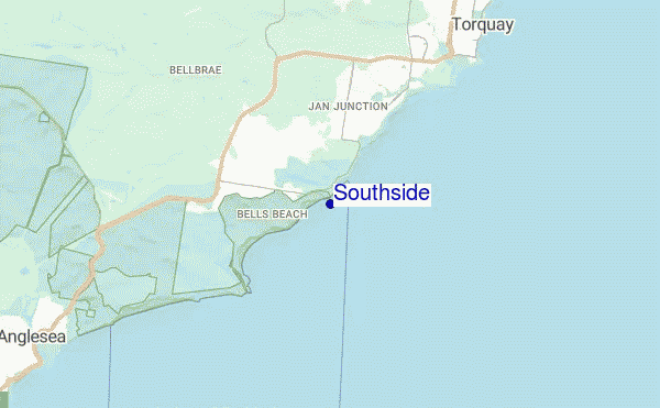 carte de localisation de Southside