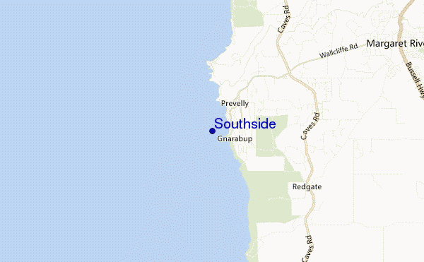 carte de localisation de Southside